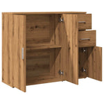 Skjenk Artisan Eik 91X29,5X75 Cm Konstruert Tre