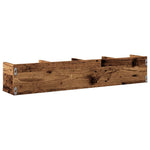 Veggmontert Cd-Hylle Gammelt Tre 100X18X18 Cm Konstruert Tre
