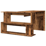 Hjørneskrivebord Gammelt Tre 200,5X50X76 Cm Konstruert Tre