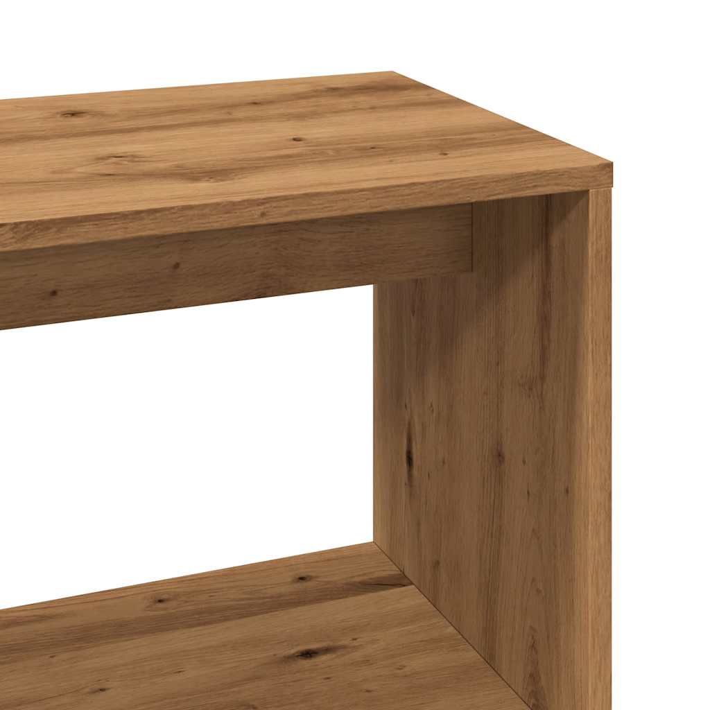 Hjørnepult Artisan Eik 200,5X50X76 Cm Konstruert Tre