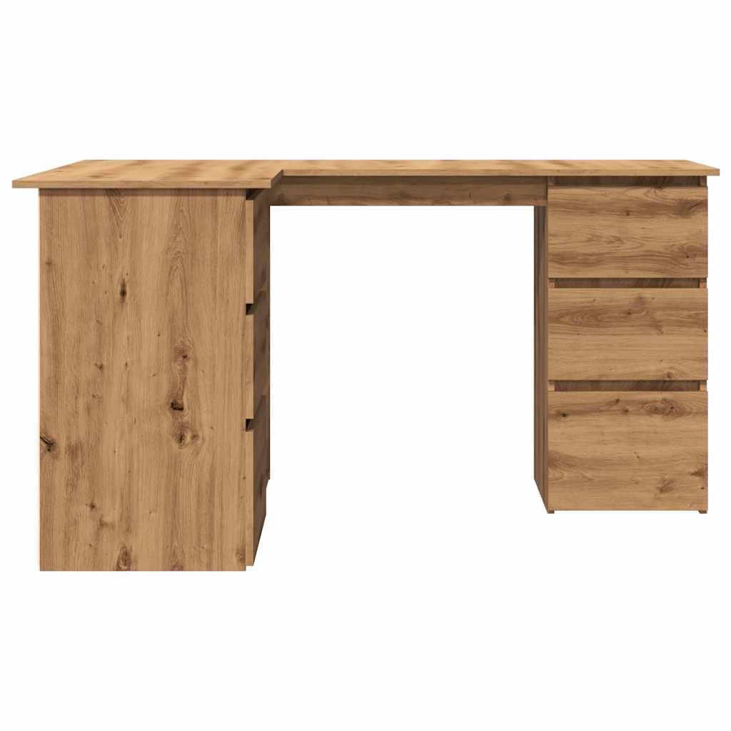 Hjørnepult Artisan Eik 145X100X76 Cm Konstruert Tre