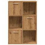 Bokhylle Artisan Eik 60,5X30X90 Cm Konstruert Tre