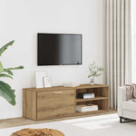 Tv-Benk Artisan Eik 120X34X37 Cm Konstruert Tre
