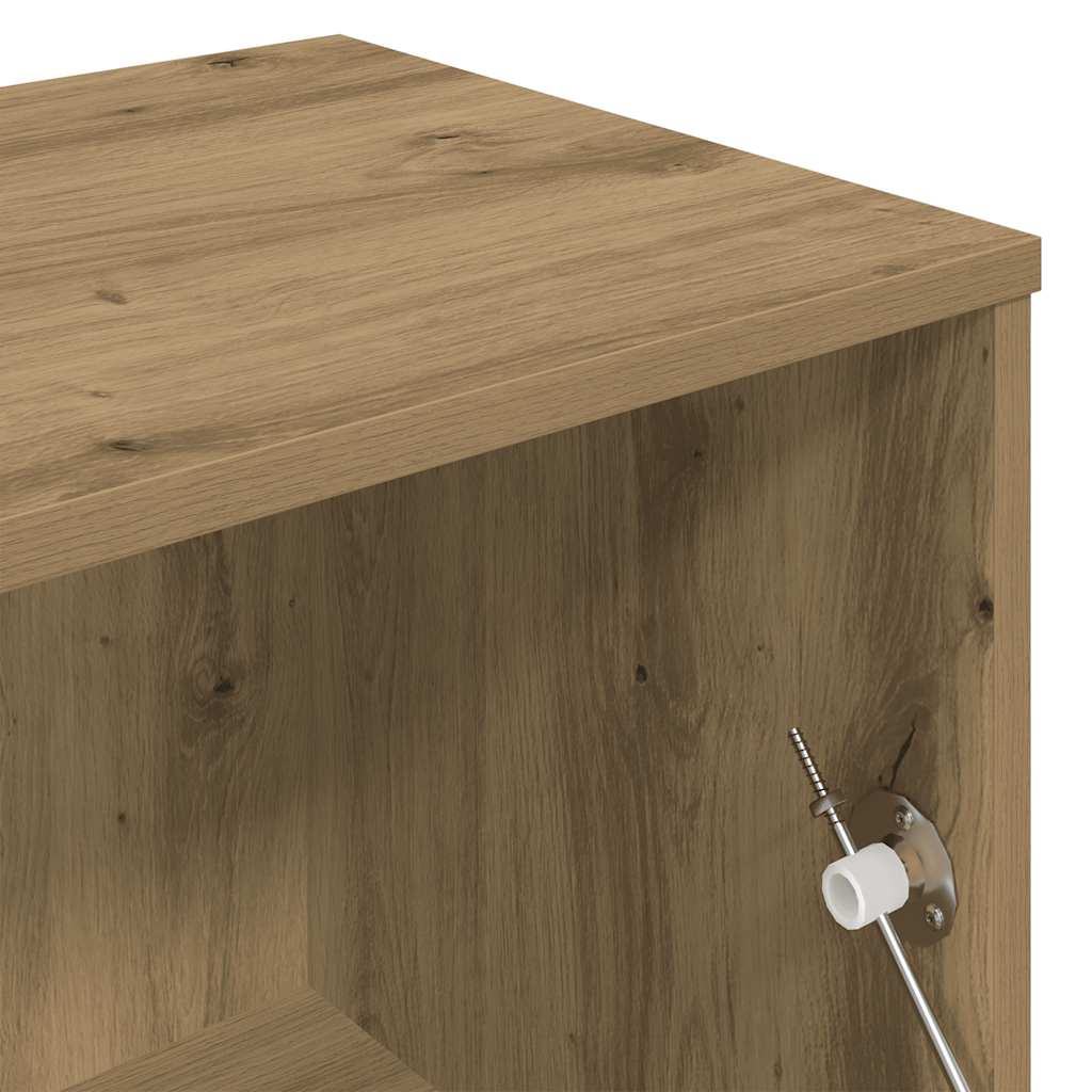 Tv-Benk Artisan Eik 120X34X37 Cm Konstruert Tre
