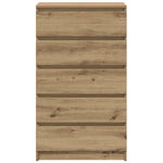 Kommode Artisan Eik 60X36X103 Cm Konstruert Tre