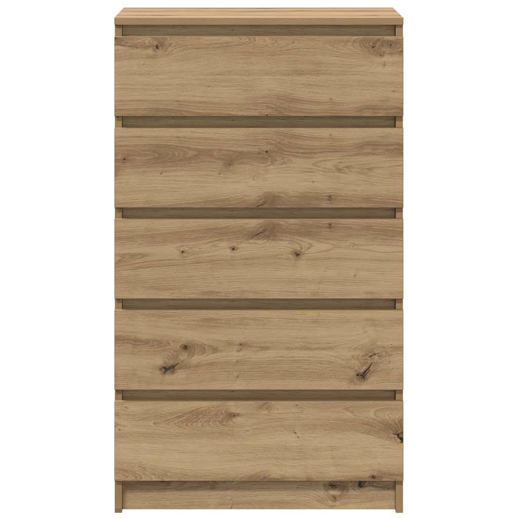 Kommode Artisan Eik 60X36X103 Cm Konstruert Tre