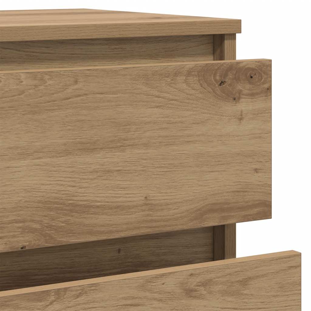 Kommode Artisan Eik 60X36X103 Cm Konstruert Tre