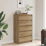 Kommode Artisan Eik 60X36X103 Cm Konstruert Tre