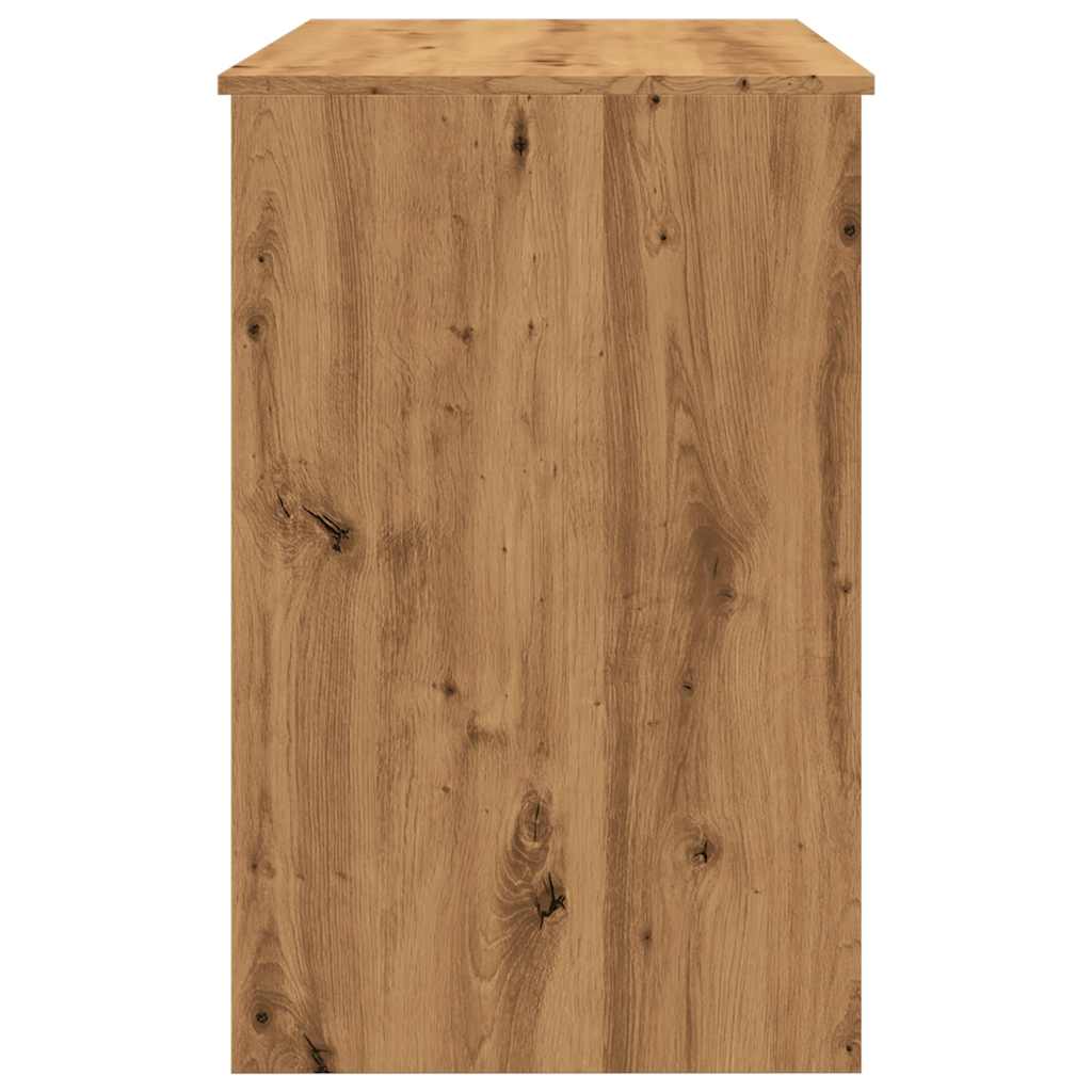Skrivebord Artisan Eik 100X50X76 Cm Konstruert Tre