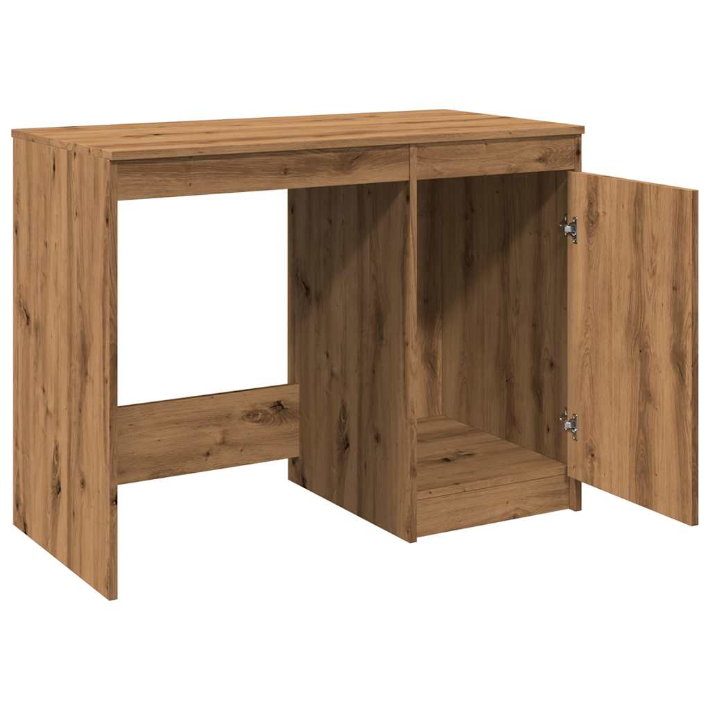 Skrivebord Artisan Eik 100X50X76 Cm Konstruert Tre