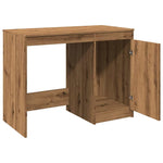 Skrivebord Artisan Eik 100X50X76 Cm Konstruert Tre