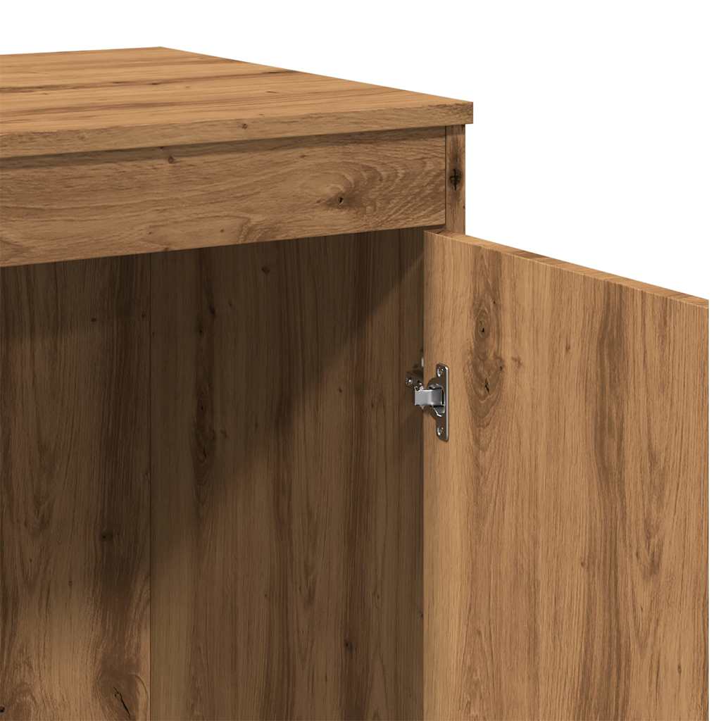 Skrivebord Artisan Eik 100X50X76 Cm Konstruert Tre
