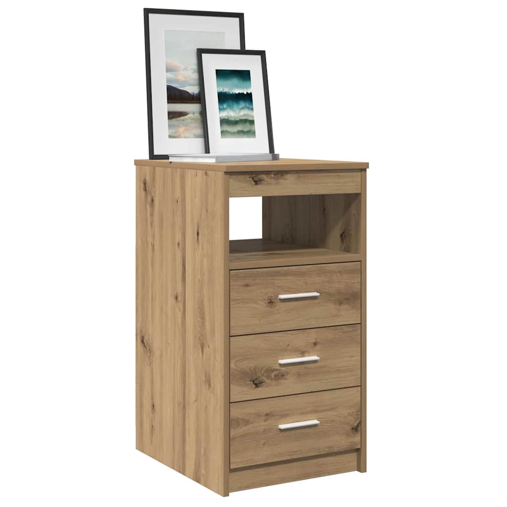 Kommode Artisan Eik 40X50X76 Cm Konstruert Tre