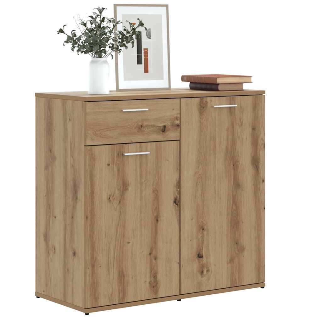 Skjenk Artisan Eik 80X36X75 Cm Konstruert Tre