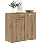 Skjenk Artisan Eik 80X36X75 Cm Konstruert Tre