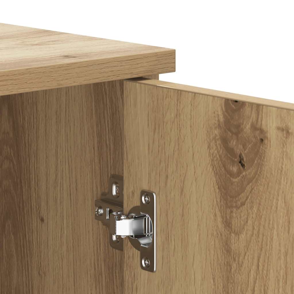 Skjenk Artisan Eik 80X36X75 Cm Konstruert Tre