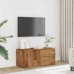 Tv-Benk Gammelt Tre 80X34X35,5 Cm Konstruert Tre