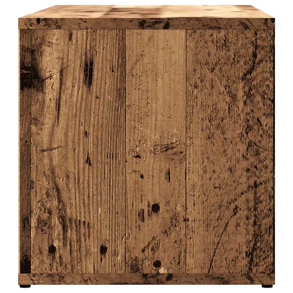 Tv-Benk Gammelt Tre 80X34X35,5 Cm Konstruert Tre