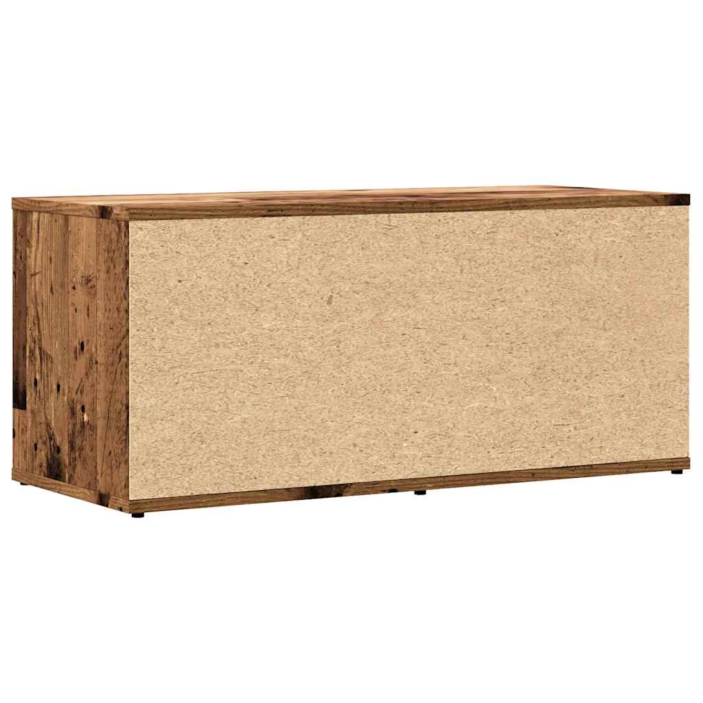 Tv-Benk Gammelt Tre 80X34X35,5 Cm Konstruert Tre