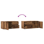 Tv-Benk Gammelt Tre 80X34X35,5 Cm Konstruert Tre