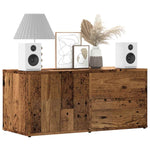 Tv-Benk Gammelt Tre 80X34X35,5 Cm Konstruert Tre