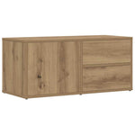 Tv-Benk Artisan Eik 80X34X35,5 Cm Konstruert Tre