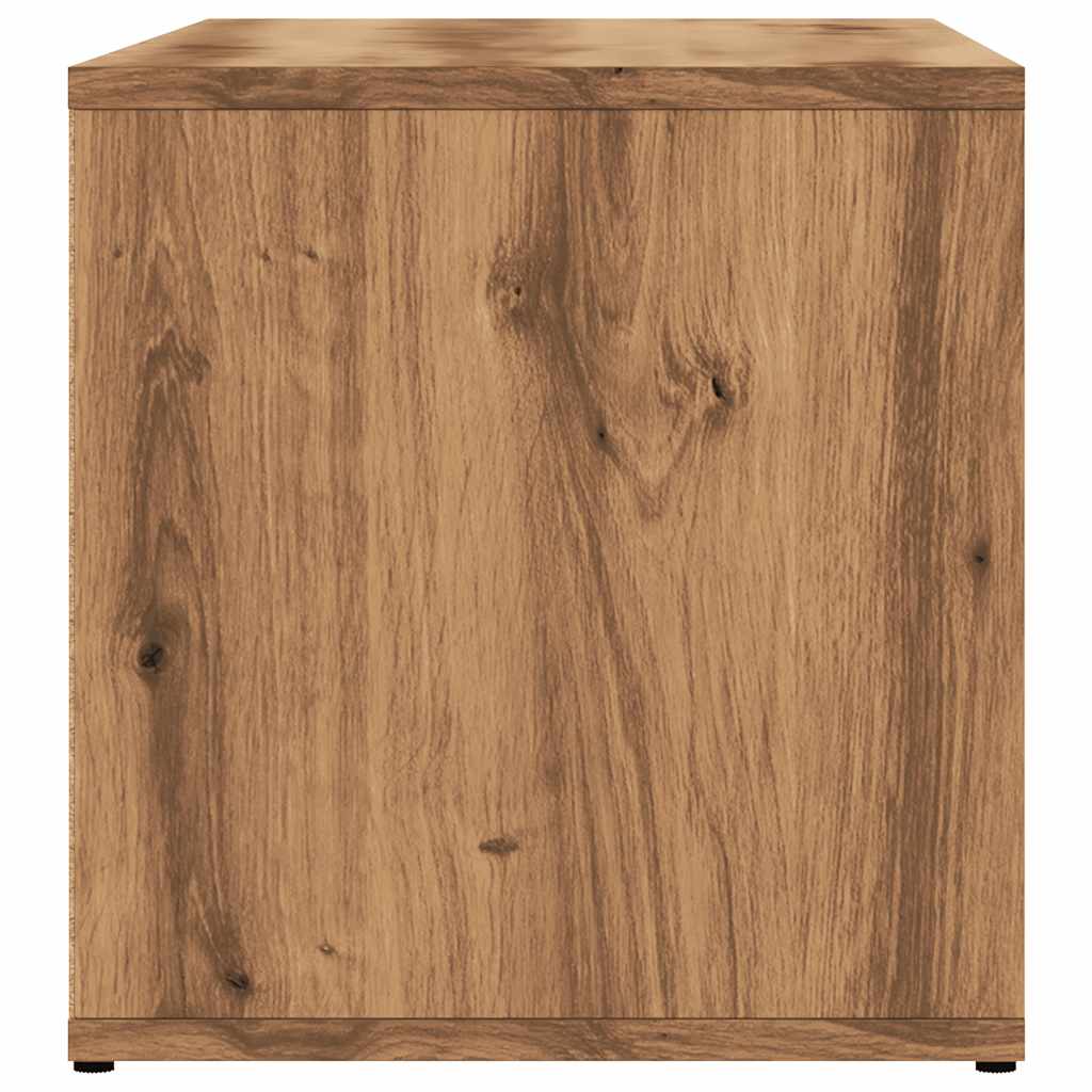 Tv-Benk Artisan Eik 80X34X35,5 Cm Konstruert Tre