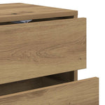 Tv-Benk Artisan Eik 80X34X35,5 Cm Konstruert Tre