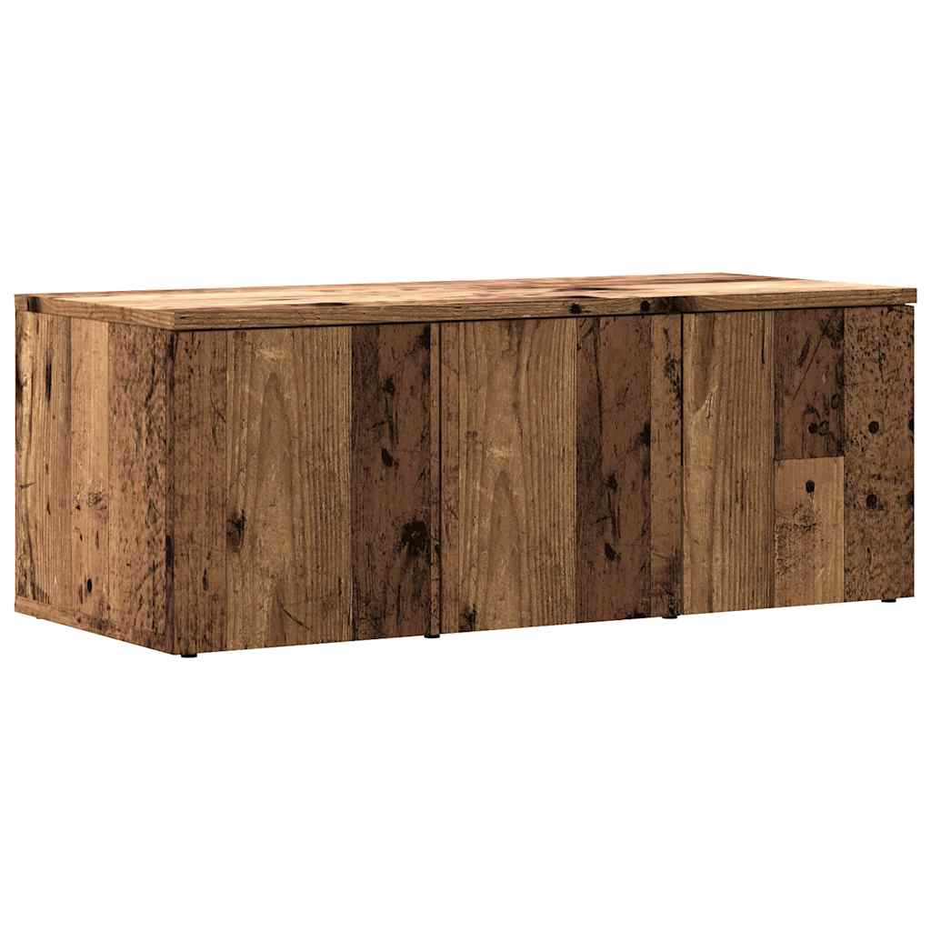 Tv-Benk Gammelt Tre 80X34X30 Cm Konstruert Tre