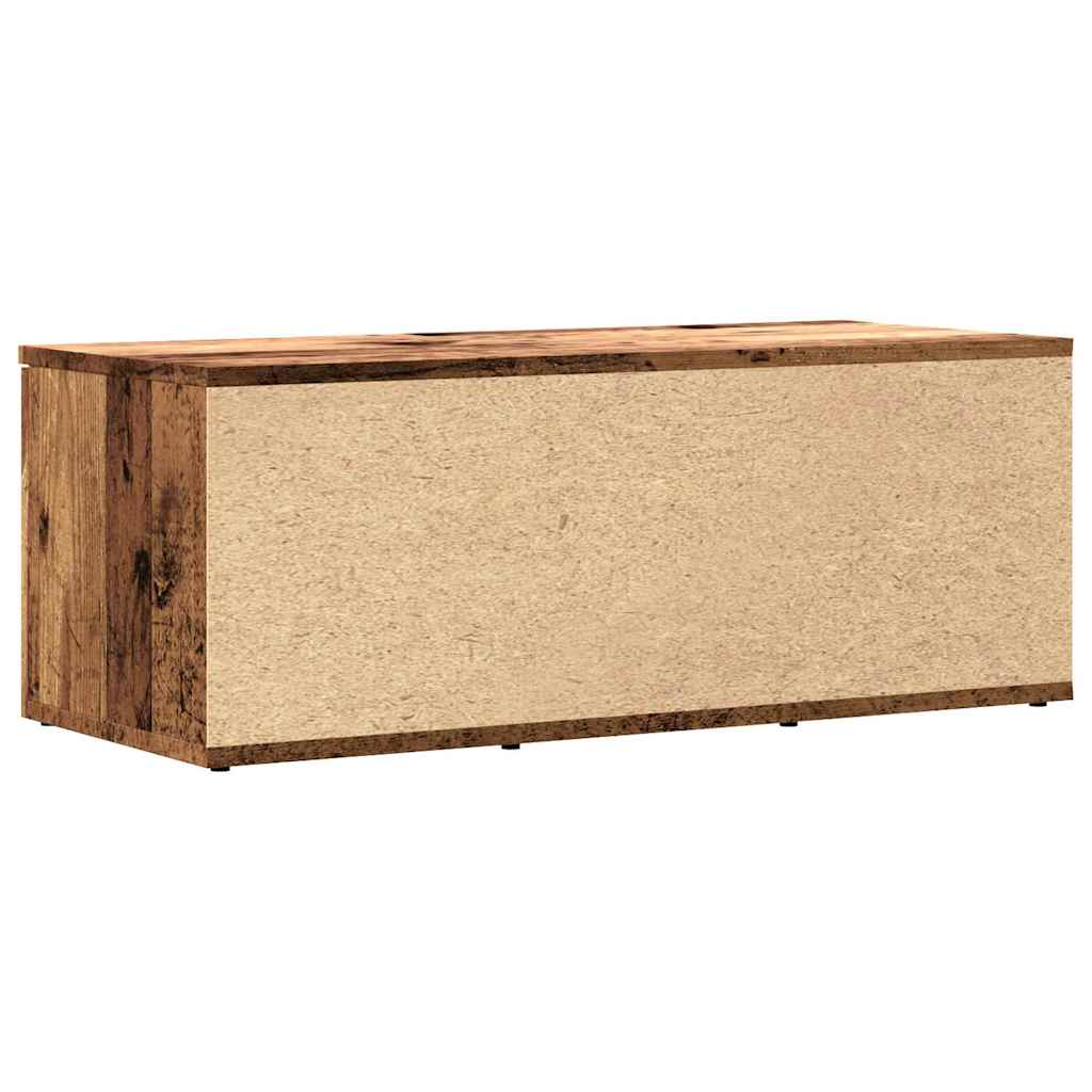 Tv-Benk Gammelt Tre 80X34X30 Cm Konstruert Tre