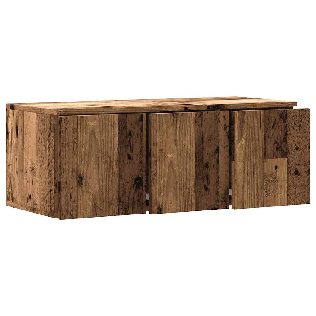 Tv-Benk Gammelt Tre 80X34X30 Cm Konstruert Tre