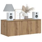 Tv-Benk Artisan Eik 80X34X30 Cm Konstruert Tre