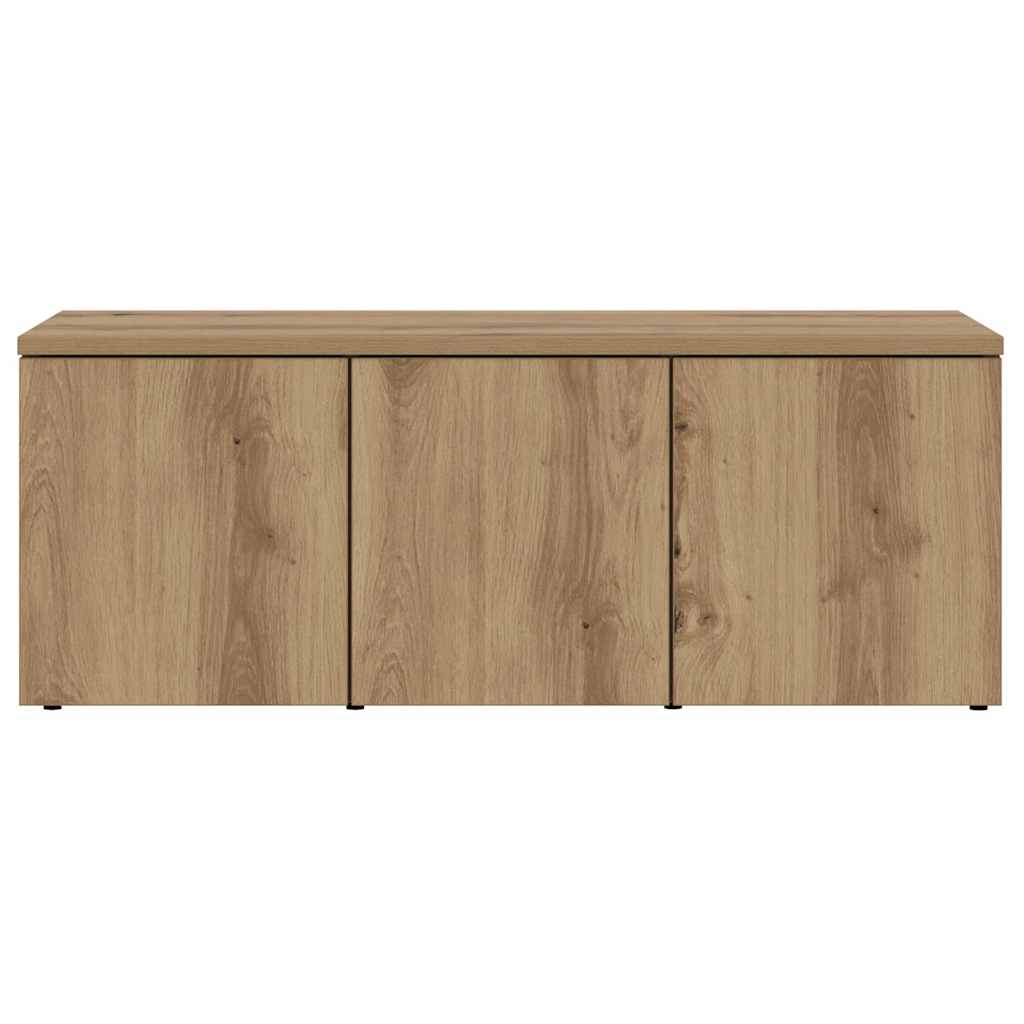 Tv-Benk Artisan Eik 80X34X30 Cm Konstruert Tre