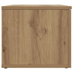 Tv-Benk Artisan Eik 80X34X30 Cm Konstruert Tre