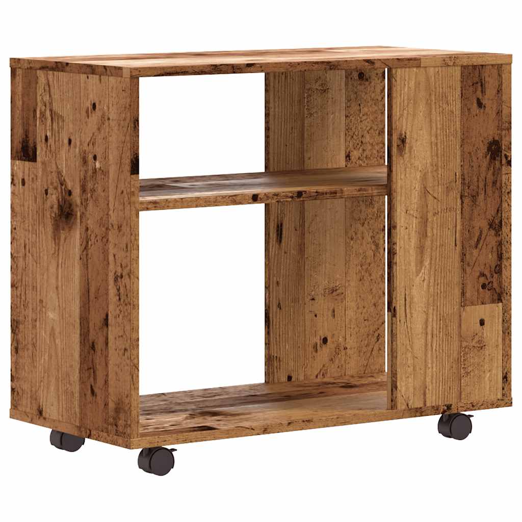 Sidebord Gammelt Tre 70X35X55 Cm Konstruert Tre