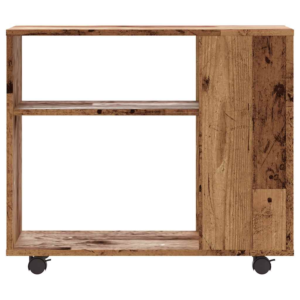 Sidebord Gammelt Tre 70X35X55 Cm Konstruert Tre