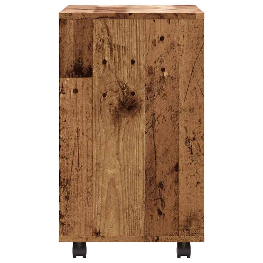Sidebord Gammelt Tre 70X35X55 Cm Konstruert Tre