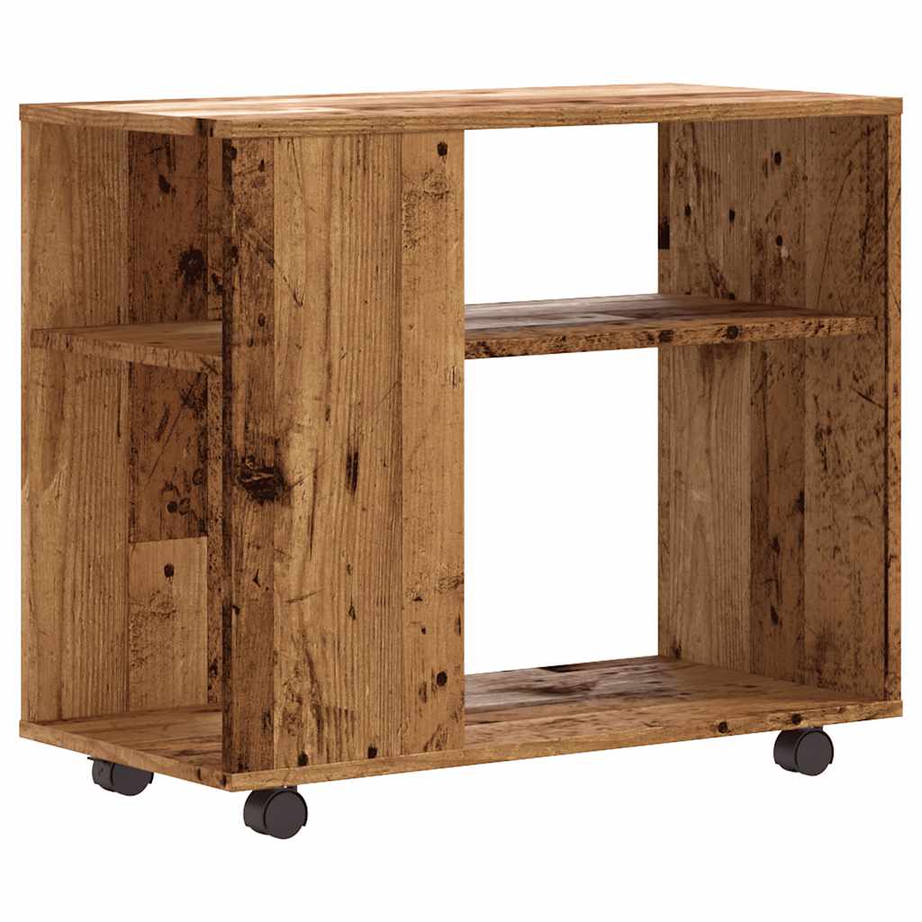 Sidebord Gammelt Tre 70X35X55 Cm Konstruert Tre