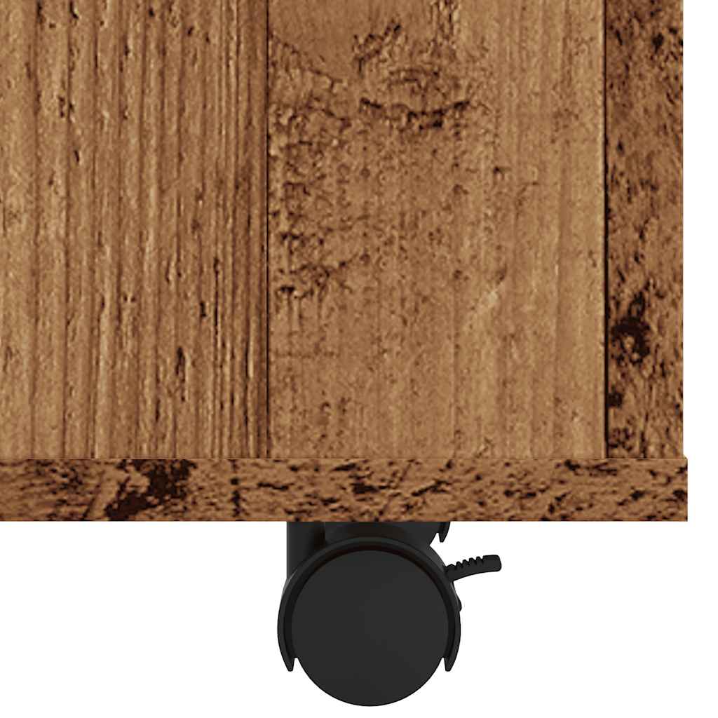 Sidebord Gammelt Tre 70X35X55 Cm Konstruert Tre