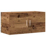 Veggskap Gammelt Tre 80X39X40 Cm Konstruert Tre