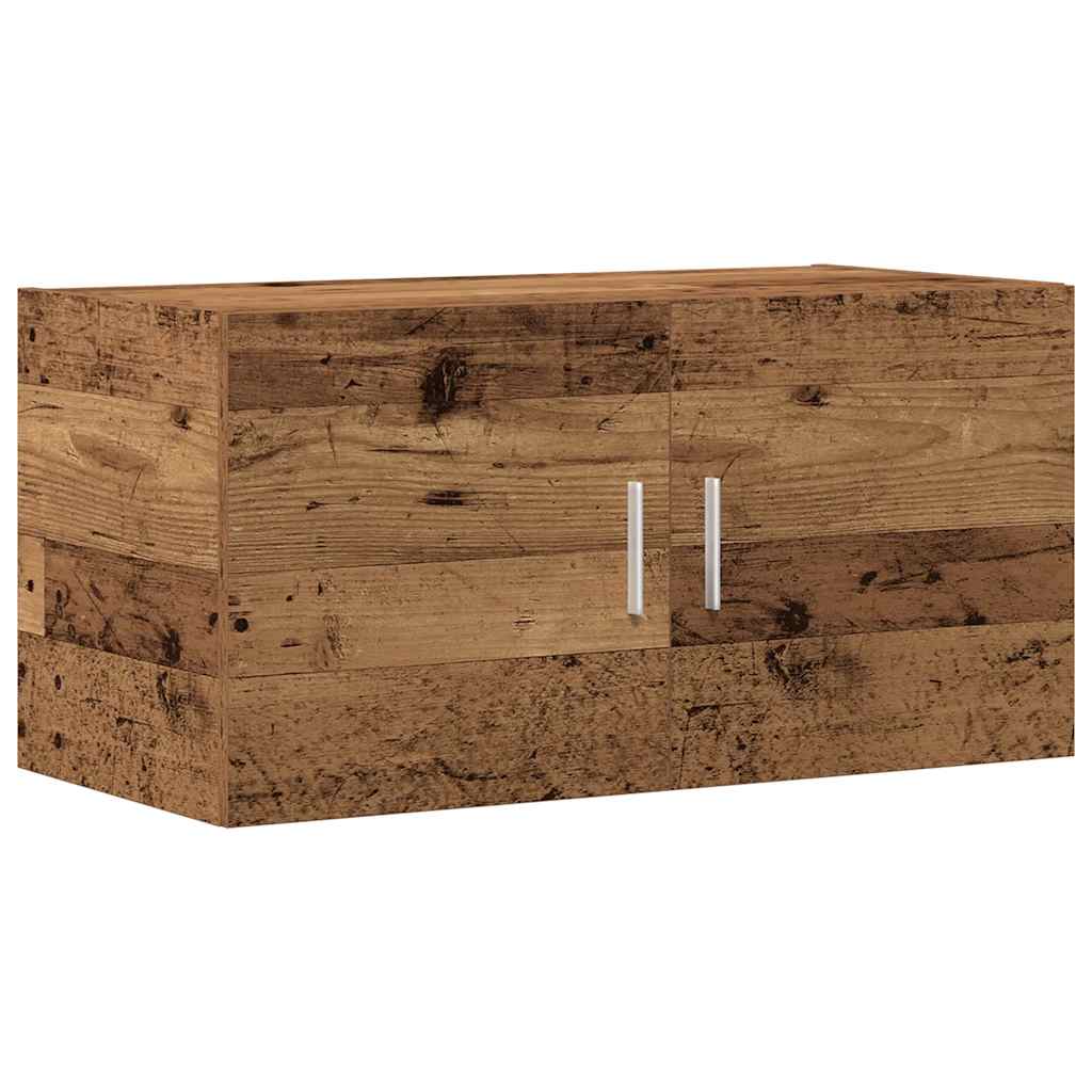 Veggskap Gammelt Tre 80X39X40 Cm Konstruert Tre