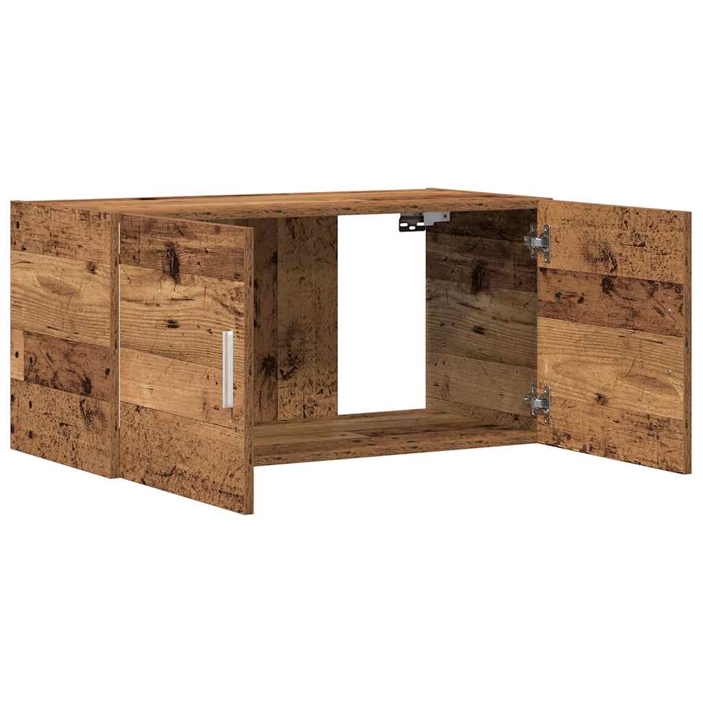 Veggskap Gammelt Tre 80X39X40 Cm Konstruert Tre