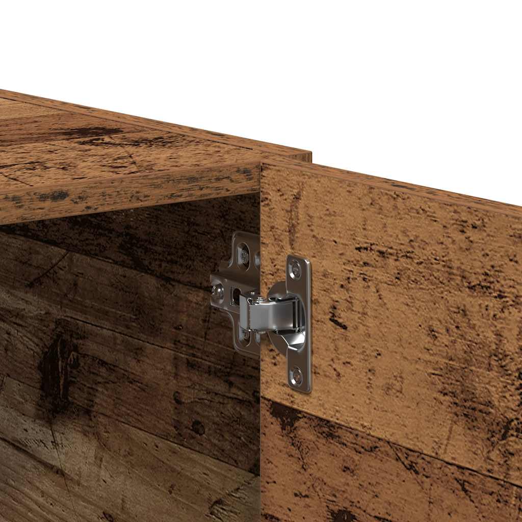 Veggskap Gammelt Tre 80X39X40 Cm Konstruert Tre