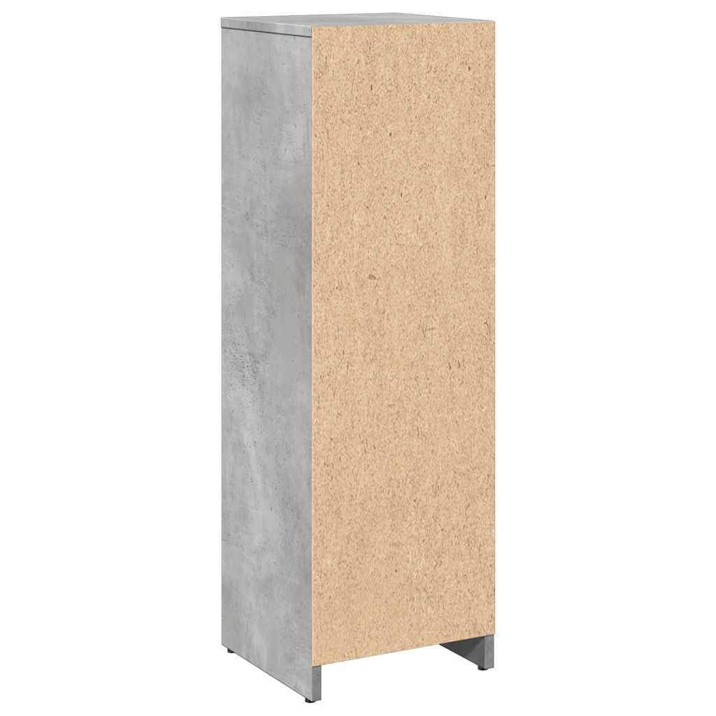 Baderomsskap Betonggrå 30X30X95 Cm Sponplate