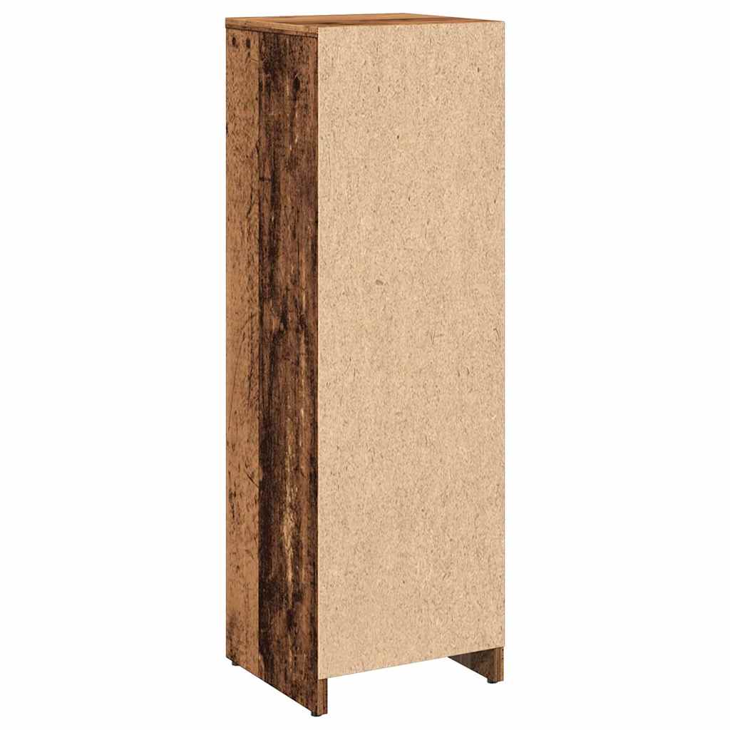 Baderomsskap Gammelt Tre 30X30X95 Cm Konstruert Tre