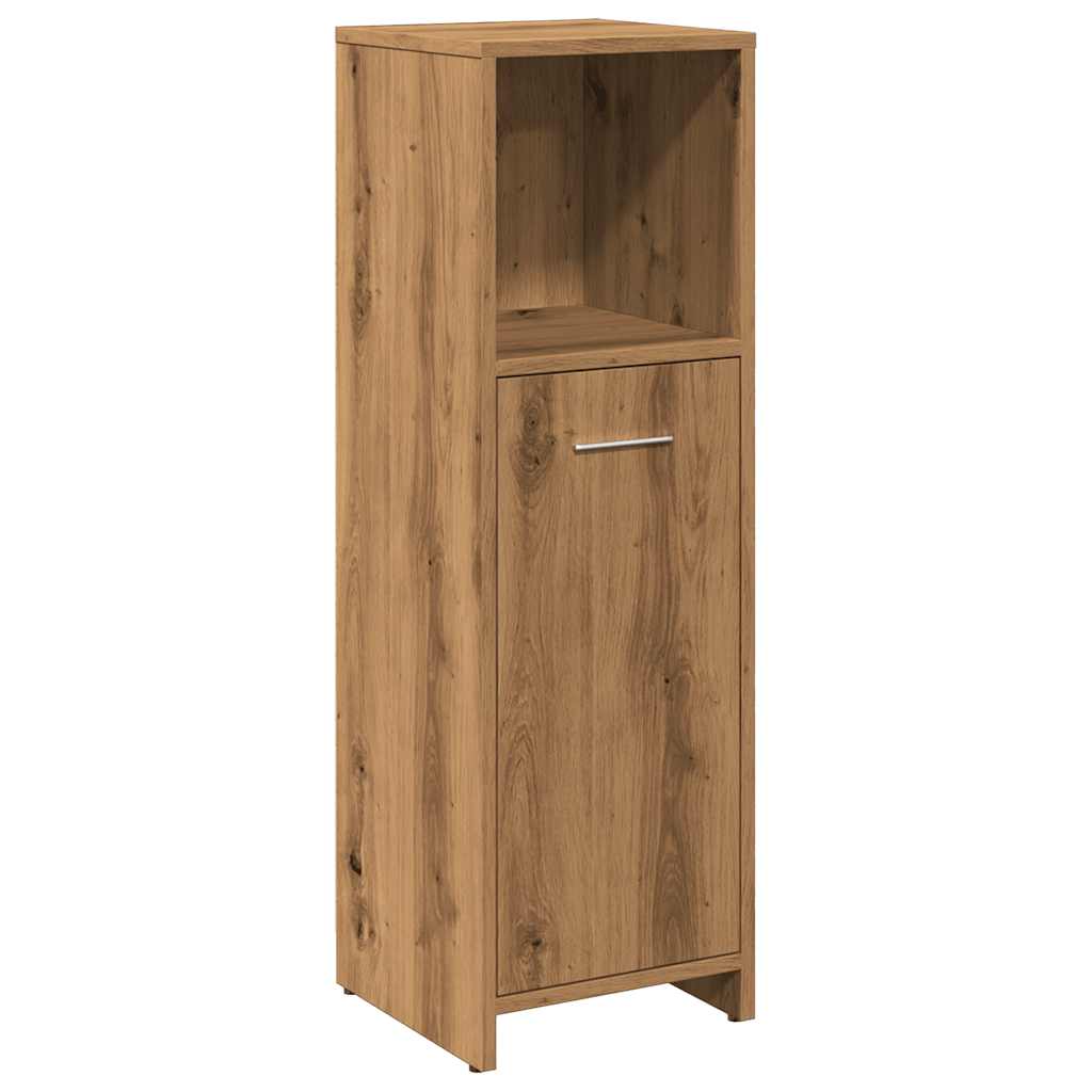 Baderomsskap Artisan Eik 30X30X95 Cm Konstruert Tre