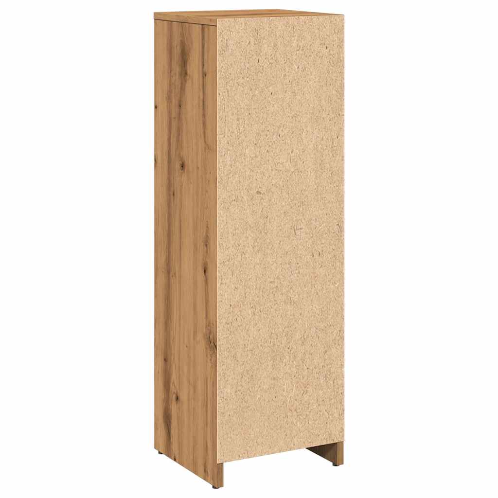 Baderomsskap Artisan Eik 30X30X95 Cm Konstruert Tre