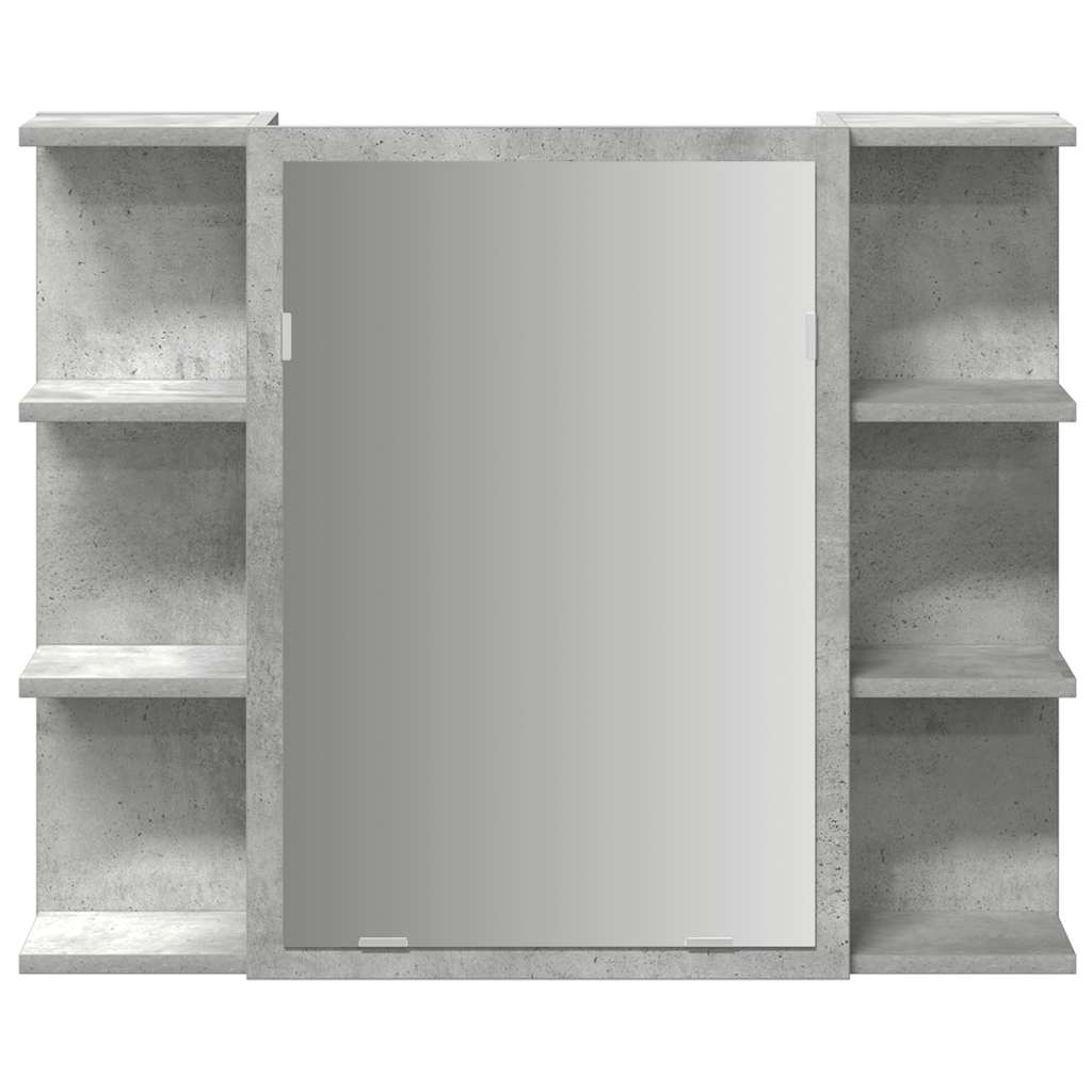 Speilskap Til Baderom Betonggrå 80X20,5X64 Cm Sponplate