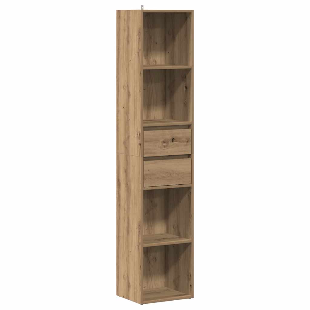 Bokhylle Artisan Eik 36X30X171 Cm Konstruert Tre