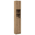 Baderomsskap Håndverkseik 32X25,5X190 Cm Konstruert Tre